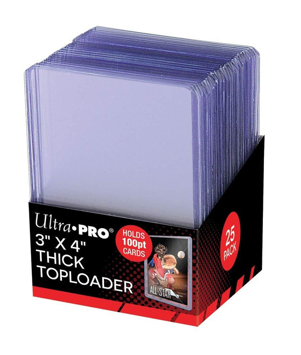 Ultra Pro Toploader 3 x 4" Thick Cards - 100pt