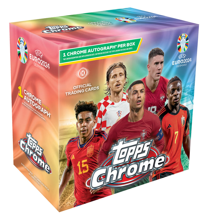 2024 Topps Chrome EURO 12 Box Case PYT Break #1