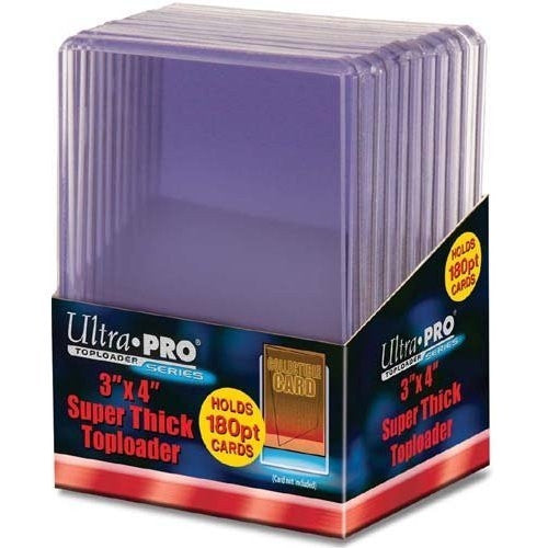 Ultra Pro Toploader 3 x 4" (Thick Patches) - 180pt - EuroBoxBreaks