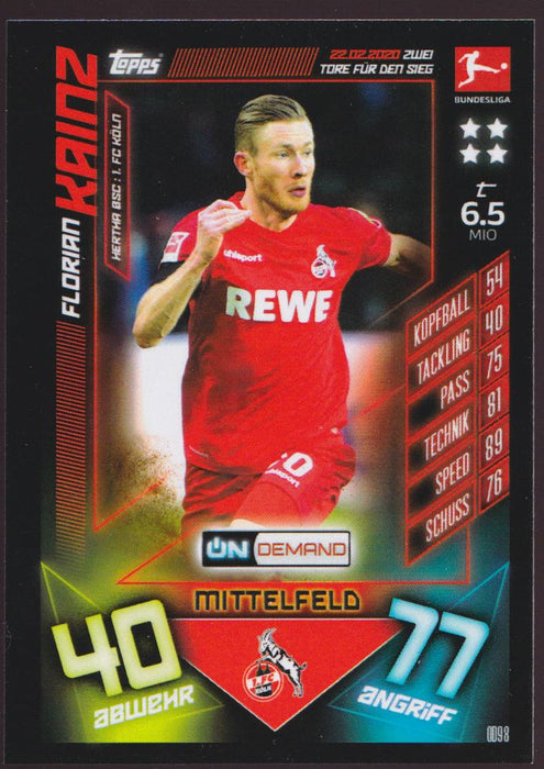 Topps Now Match Attax On Demand Bundesliga *ALL YEARS - CHOOSE*